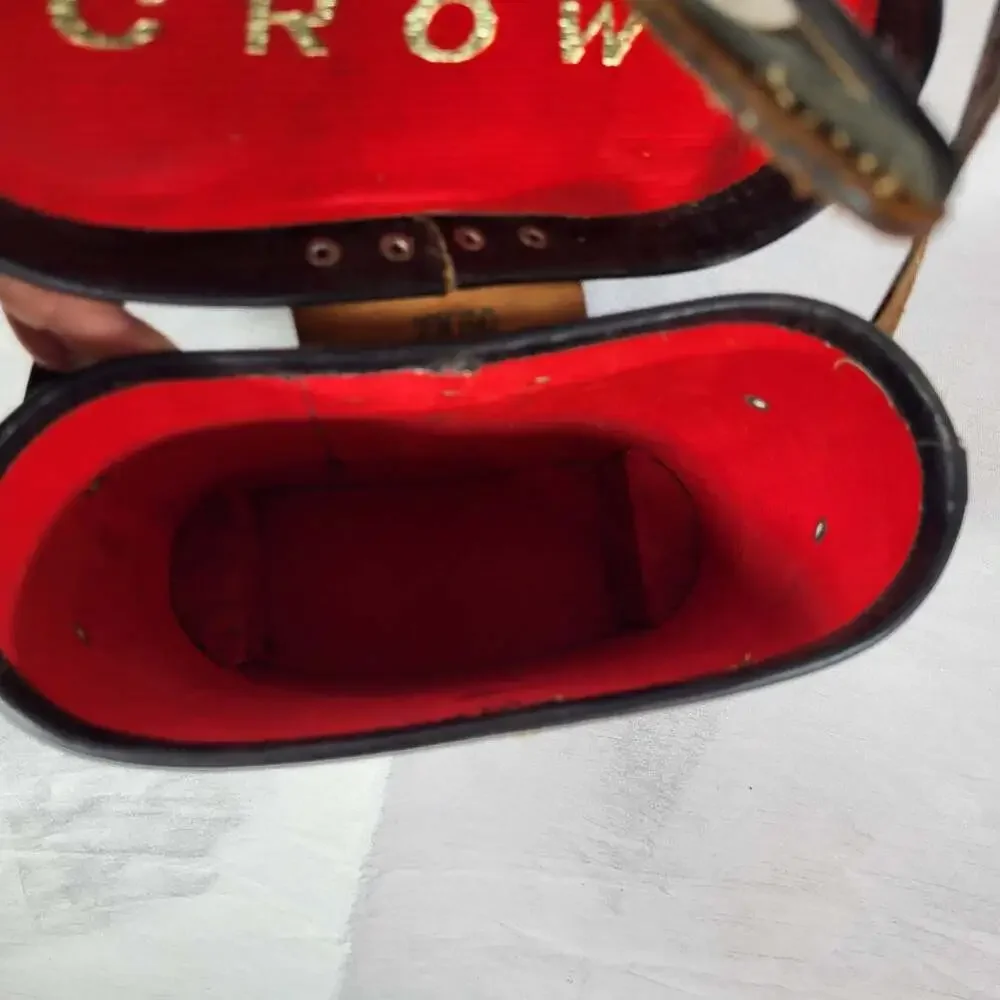 Vintage Crown 7x50 Binoculars Hard Leather Case